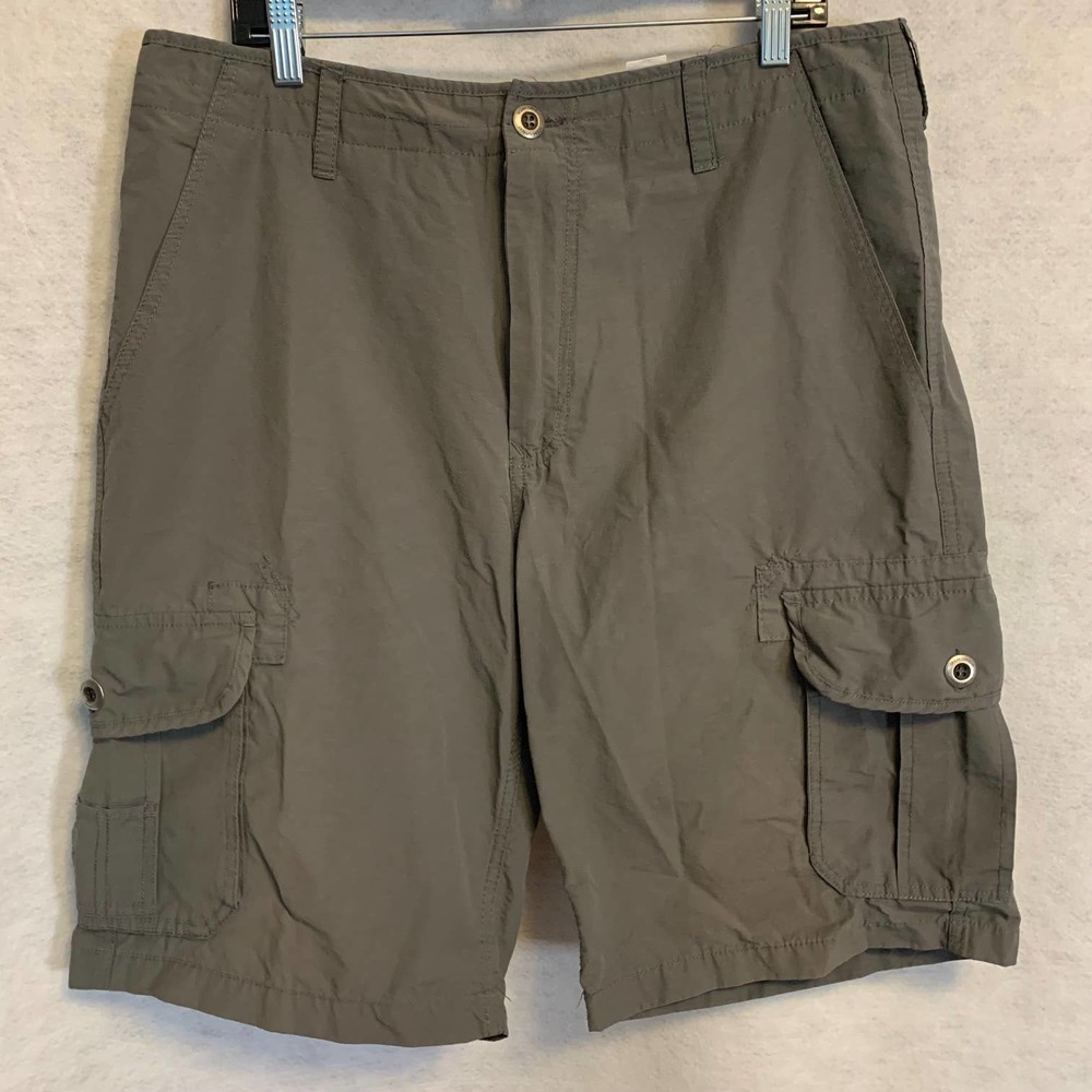 Ocean Current Lightweight Drawstring Cargo Shorts… - image 1